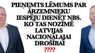 Pieņemts lēmums par ārzemnieku iespēju dienēt NBS. Ko tas nozīmē Latvijas nacionālajai drošībai?