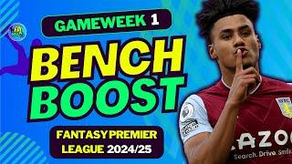 FPL GW1 BENCH BOOST DRAFT | IS IT A GOOD STRATEGY? | FANTASY PREMIER LEAGUE 2024/25 TIPS