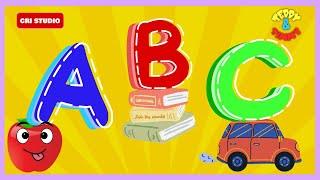 A for Apple | Alphabet | ABCD Song | ABC | Cartoon | Toddler Learning Video | ABC Letters for Kids