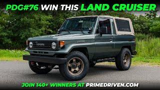 Win this 1993 70 Series Toyota Land Cruiser - Limited Entry Giveaway - PDG76 is here LEFT HAND DRIVE