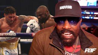 DEREK CHISORA REACTS TO OLEKSANDR USYK CALLING HIM THE HARDEST PUNCHER HE'S FACED, CBS VS RIAKPORHE