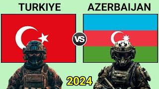 Turkey vs Azerbaijan Military Power 2024 | Azerbaijan vs Turkey Military Power 2024