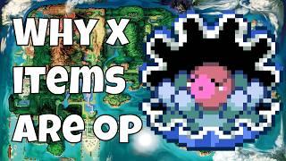 Why X Items Are Better Than Potions (Beating Steven and Blue With A Level 30 Clamperl)