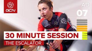 Indoor Cycling Workout | Sufferfest 30 Minute Ramp Session 'The Escalator'