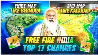 Top 17 changes Free Fire INDIA  After Release New Map | Enjoy Gaming