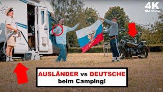 Russe, Türke & Deutscher auf dem Campingplatz (Vergleich)