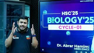 Beginner to Master Biology | HSC 25 | Cycle-01 | Dr. Abrar Hamim