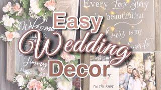 HOW TO MAKE A MIRROR CALLIGRAPHY WEDDING SIGN | Aesthetic Wedding Decor on a Budget | heyitsjenn