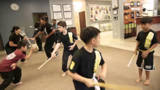 Kids Escrima Class at the Las Vegas Kung Fu Academy