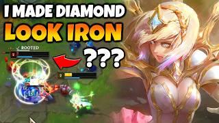 I MADE DIAMOND LOOK LIKE IRON WITH MY LUX MID