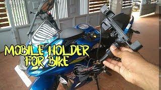 mobile holder for suzuki gixxer #suzukgixxer