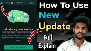 How To Use Whatsapp Communities Feature Full Explained In Tamil \ TAMIL REK