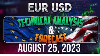 Latest EURUSD Forecast and Technical Analysis for August 25, 2023, FX Pip Collector