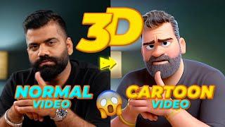 Convert VIDEO into 3D CARTOONS  FREE AI Videos  3D Cartoon Videos