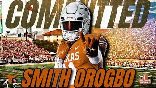 BREAKING: 2025 EDGE Smith Orogbo COMMITS to Texas! | Longhorns Football | Recruiting News
