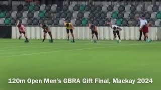 120m Open Men's Gift Final, GBRA Gift, Mackay 27 March 2024