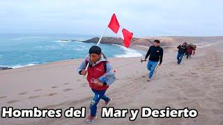 los hombres del desierto llevando casa para el tío adrián