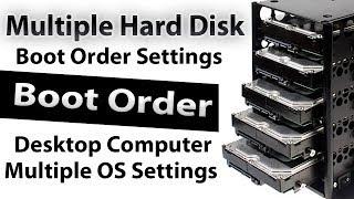 #Multiple Hard Disk Drives | Boot Order Settings -Must Watch