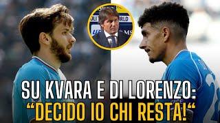  “DECIDO IO CHI RESTA” | CONTE sulle vicende DI LORENZO E KVARA 