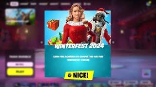 CHEGOU 🟢SKIN SNOOP  E 14 ITENS GRATIS + EVENTO AO VIVO DE NATALMariah Carey  CAPITULO 6 #fortnite