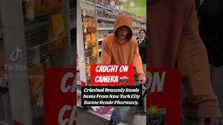 Man brazenly steals items from NYC Duane Reade Pharmacy. When will this madness end!?!?‍️