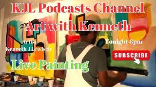 KJL Podcast Channel Live Painting