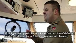 På øvelse med Marinehjemmeværnet