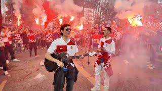 Euro 2024 - Croatia-Albania match sparks excitement in Hamburg