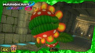 Mario Kart 8 Deluxe ⁴ᴷ Mushroom Cup (200cc 3-Star Rank) Petey Piranha gameplay