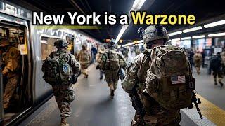 Army Troops Flood NYC’s Subway… As Crime Spikes