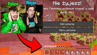 GRAM Z WOJANEM na JEDNYM KOMPUTERZE w MINECRAFT! *śmieszne*