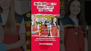 캐나다 코업(CO-OP)인기 7대 직종