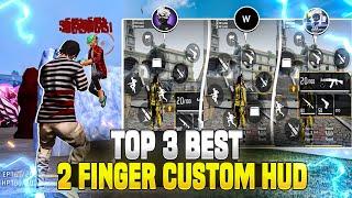 Top 3 Custom Hud Of Fastest 2 Finger Players  | Best 2 Finger Custom Hud In FF | Best Custom Hud |