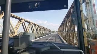 Überfahrt Meinigenbrücke zwischen dem Festland und der Halbinsel Fischland-Darß-Zingst 29.08.2024