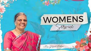 Women's Service | Mrs. Getzial Mohan | 03 JAN 2025