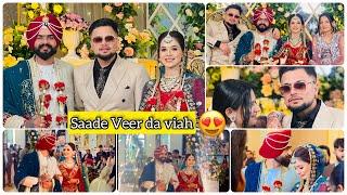 Saade Veer Da Viaah ️ Sajan Taniya Wedding || Ankush Thakur ||