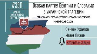 Особая партия Венгрии и Словакии в украинской трагедии. Анализ политэкономических интересов.