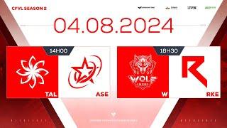 WOLF EMPIRE vs RANKING ESPORTS | TRỰC TIẾP CHUNG KẾT CFVL 2024 MÙA 2 NGÀY 04/08