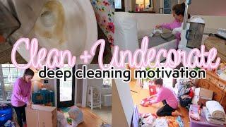 CLEAN and UNDECORATE with Me | Prepping for Christmas