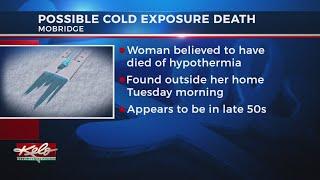 Hypothermia Believed To Be Cause Of Death Of Mobridge Woman