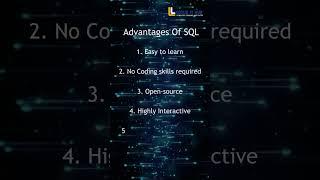 Advantages Of SQL  || Features Of SQL