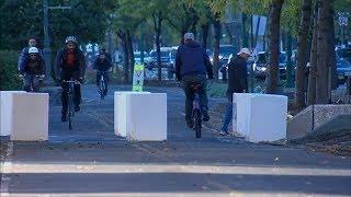 Concrete barriers go up along NYC bike path where terror attack happened