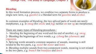 Blending-English Word Formation