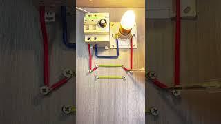 #Home improvement water and electricity double control switch standard principle connection method