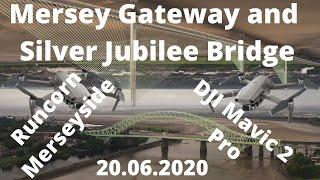 Mersey Gateway and Silver Jubilee Bridge By Drone (Inception Style) | DJI Mavic 2 Pro | 20.06.2020.