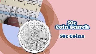 50c Coin Search A Great Place To Start Coin Collecting Because Of The Range Of Designs! (50c Coins)