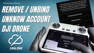 How To Remove or Unlink Unknow Account From DJI Drone