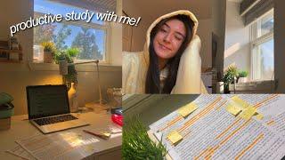 GET PRODUCTIVE WITH ME! study with me!