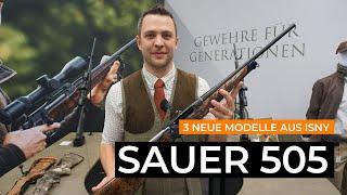 Jagd & Hund 2024: Weltneuheit Sauer 505, Sauer 101 mit Linksschaft und Sauer SL 5 XT Optifade