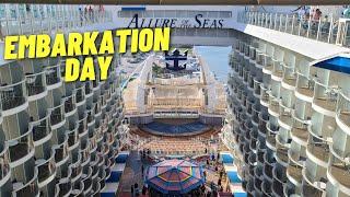 Allure of the Seas or first Royal Caribbean cruise Embarkation Day 12/1/2023